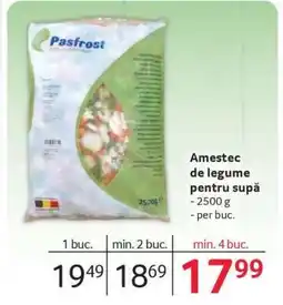 Selgros Amestec de legume pentru supă Ofertă