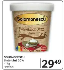 Selgros SOLOMONESCU Smântână 30% Ofertă