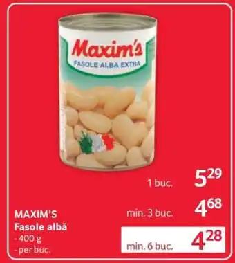 MAXIM'S Fasole albă