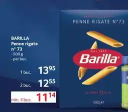Selgros BARILLA Penne rigate n° 73 Ofertă