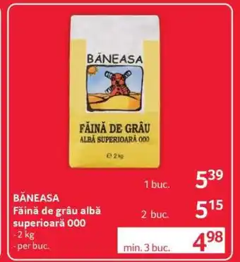 Selgros BĂNEASA Făină de grâu albă superioară 000 Ofertă