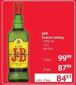 Selgros J&B Scotch Whisky Ofertă