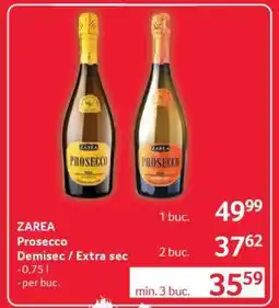 Selgros ZAREA Prosecco Demisec / Extra sec Ofertă