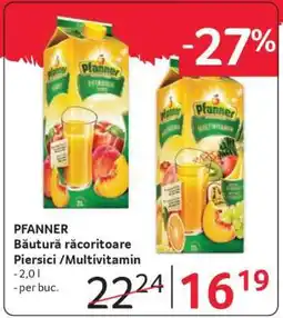 Selgros PFANNER Băutură răcoritoare Piersici/Multivitamin Ofertă