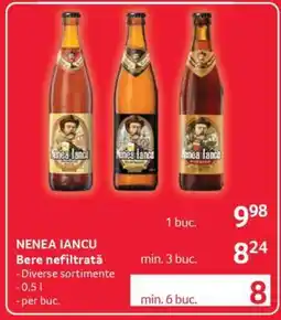 Selgros NENEA IANCU Bere nefiltrată Ofertă
