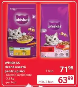 Selgros WHISKAS Hrană uscată pentru pisici Ofertă