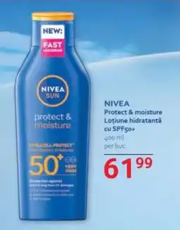 Selgros NIVEA Protect & moisture Loțiune hidratantă cu SPF50+ Ofertă