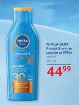 Selgros NIVEA SUN Protect & bronze Loțiune cu SPF30 Ofertă