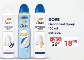 Selgros DOVE Deodorant spray Ofertă