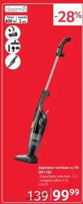 Selgros Aspirator vertical cu fir DX115C Ofertă