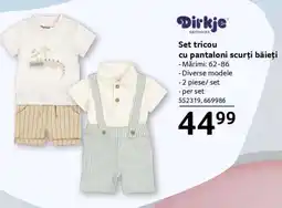 Selgros Set tricou cu pantaloni scurți băieți Ofertă