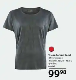 Selgros Tricou tehnic damă Ofertă
