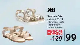 Selgros Xti Sandale fete Ofertă