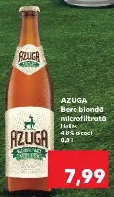 Kaufland AZUGA Bere blondă microfiltrată Ofertă