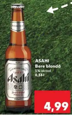 Kaufland ASAHI Bere blondă Ofertă