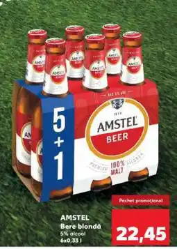 Kaufland AMSTEL Bere blondă Ofertă