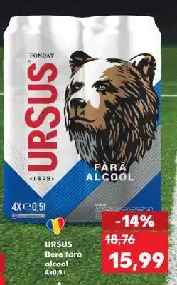 Kaufland URSUS Bere fără alcool Ofertă