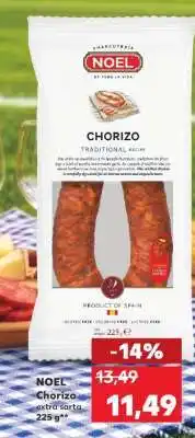 Kaufland NOEL Chorizo extra sarta 225 g Ofertă