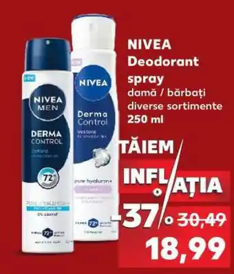 Kaufland NIVEA Deodorant spray Ofertă