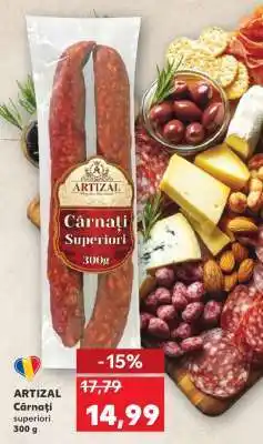 Kaufland ARTIZAL Cârnați superiori 300 g Ofertă