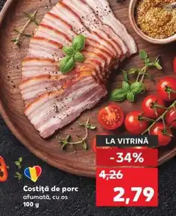 Kaufland Costiță de porc afumată, cu os Ofertă
