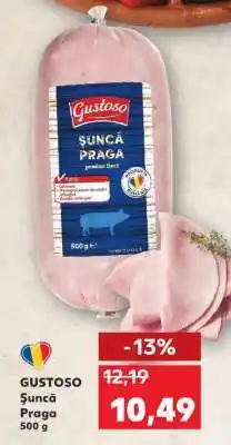 Kaufland GUSTOSO Şuncă Praga Ofertă