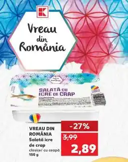 Kaufland Salata icre de crap Ofertă