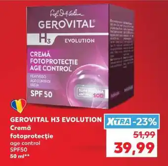Kaufland GEROVITAL H3 EVOLUTION Ofertă