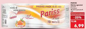 Kaufland PARISS Hârtie igienică Ofertă