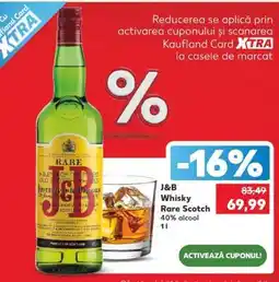 Kaufland J&B Whisky Rare Scotch Ofertă