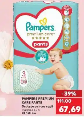 Kaufland PAMPERS PREMIUM CARE PANTS Ofertă