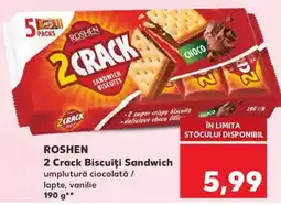 Kaufland ROSHEN 2 Crack Biscuiți Sandwich Ofertă