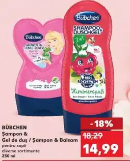 Kaufland BÜBCHEN Şampon&Gel de duş / Şampon&Balsam Ofertă