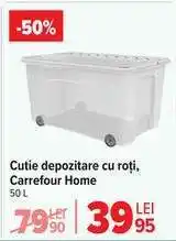 Carrefour Cutie depozitare cu roți, Carrefour Home Ofertă