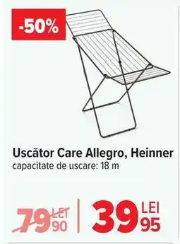 Carrefour Uscător Care Allegro, Heinner Ofertă