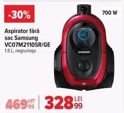 Carrefour Aspirator fără sac Samsung VC07M2110SR/GE Ofertă