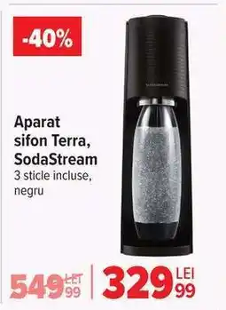 Carrefour Aparat sifon Terra, SodaStream Ofertă