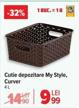 Carrefour Cutie depozitare My Style, Curver Ofertă