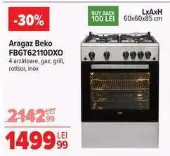 Carrefour Aragaz Beko FBGT62110DXO Ofertă