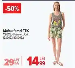 Carrefour Maiou femei TEX Ofertă