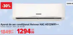 Carrefour Aparat de aer condiționat Heinner HAC-HS12WIFI++ Ofertă
