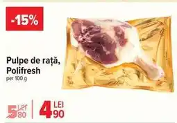 Carrefour Pulpe de rață, Polifresh Ofertă