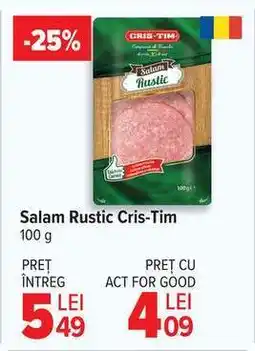 Carrefour Salam Rustic Cris-Tim Ofertă