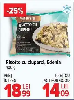 Carrefour Risotto cu ciuperci Edenia Ofertă