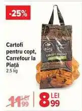 Carrefour Cartofi pentru copt, Carrefour La Piață Ofertă