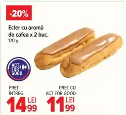 Carrefour Ecler cu aromă de cafea x 2 buc Ofertă