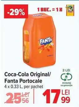 Carrefour COCA-COLA original/FANTA portocale Ofertă