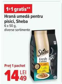 Carrefour Hrană umedă pentru pisici Sheba Ofertă