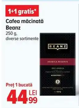 Carrefour Cafea măcinată Beanz Ofertă