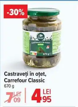 Carrefour Castraveți în oțet Carrefour Classic Ofertă